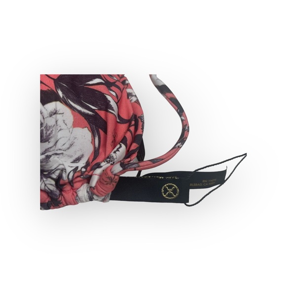 new Vix ⁂ Print String Bikini Triangle Halter Top ⁂ Pink Floral ⁂ Large ⁂ D Cup - Picture 7 of 16